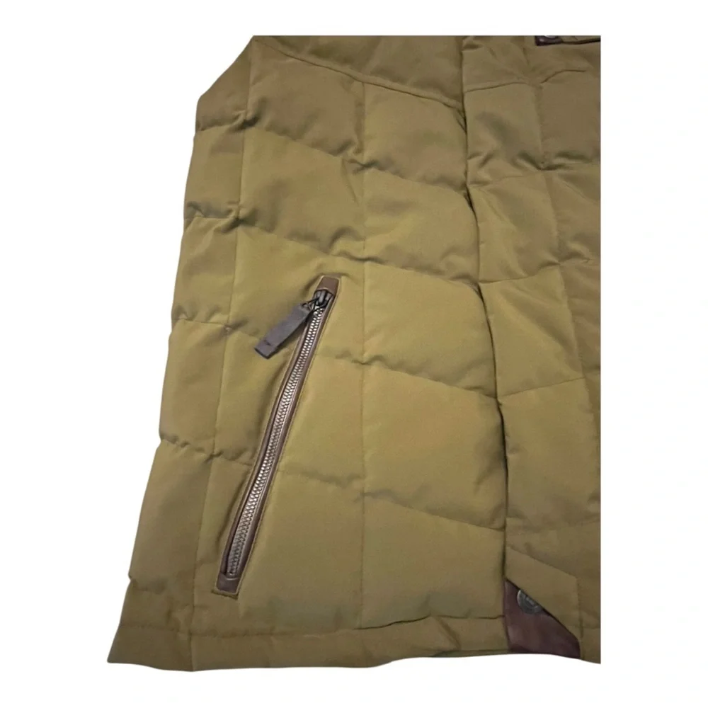 Obermeyer Knox Down‎ Vest Men’s Medium Green Quilted Down Outdoor Puffer